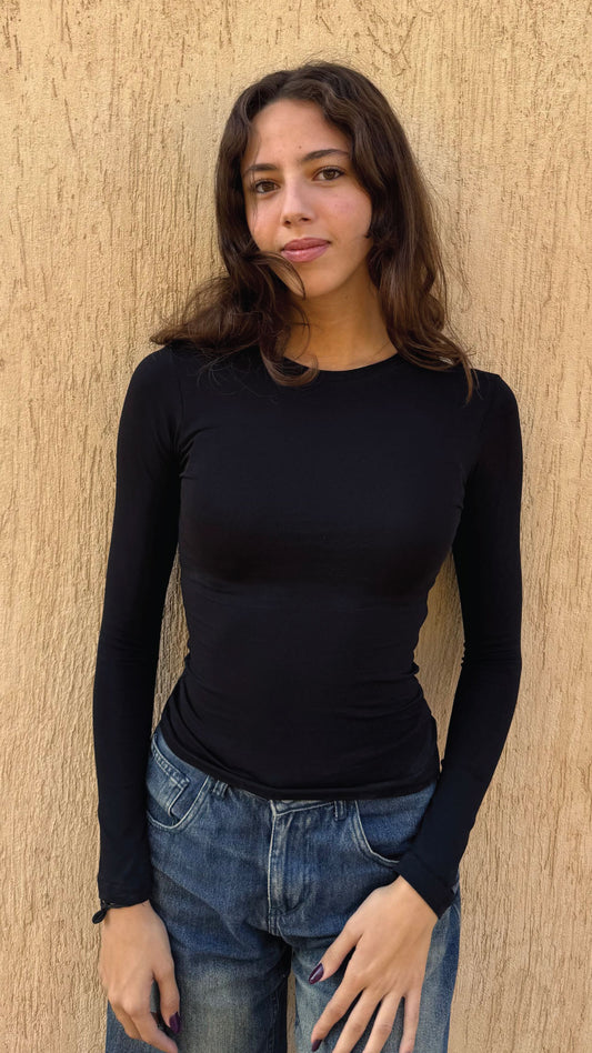 Long Sleeve top - Black